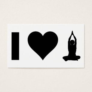 Jag älskar Yoga Visitkort