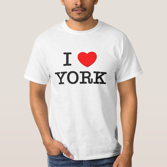 Jag älskar York Tee (Framsida)