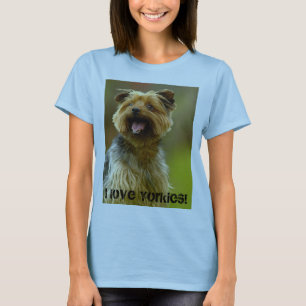 Jag älskar Yorkies! T-tröja T-shirt