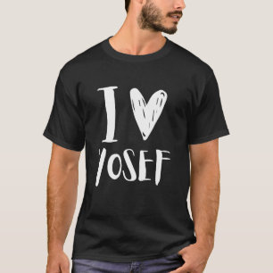 Jag älskar Yosef Pojkvän Rolig och söt födelsedag  T Shirt