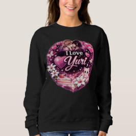 Jag älskar Yuri | Kawaii Girls’ Love Anime Estetik T Shirt