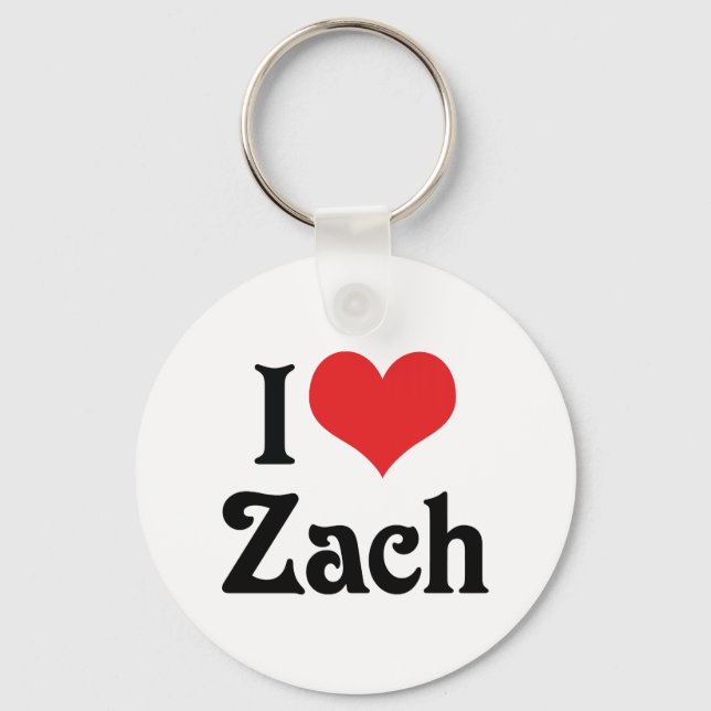 Jag älskar Zach Nyckelring (Framsida)