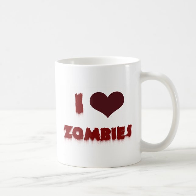 Jag älskar Zombies! Kaffemugg (Höger)