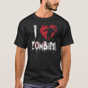 Jag älskar Zombies T Shirt