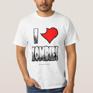 Jag älskar ZombiesZombieT-tröja T-shirt