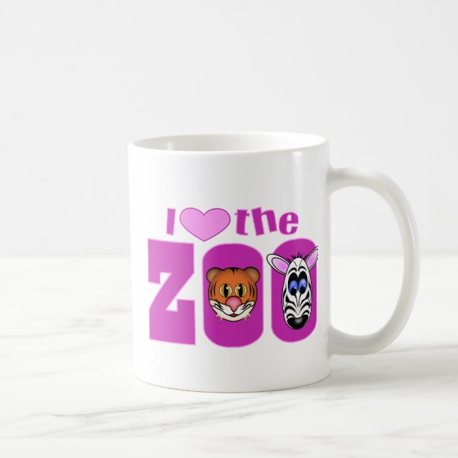 Jag älskar Zoo Kaffemugg (Höger)