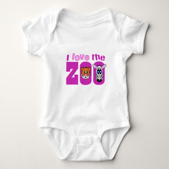 Jag älskar zoo t-shirt (Framsida)