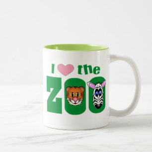 Jag älskar ZOO Två-Tonad Mugg