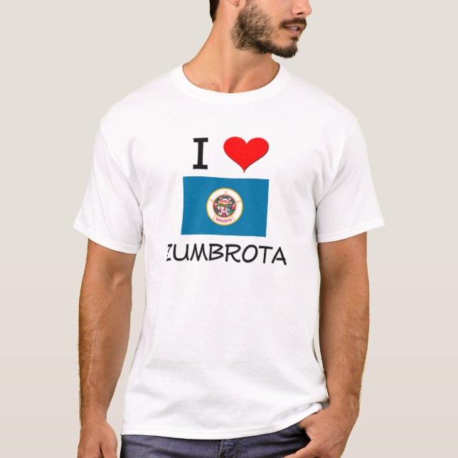 Jag älskar Zumbrota Minnesota T-shirt (Framsida)