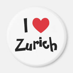 Jag älskar Zürich Magnet