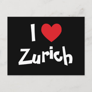 Jag älskar Zürich Vykort