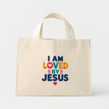 JAG ÄLSKAS AV JESUS HANDVÄSKA