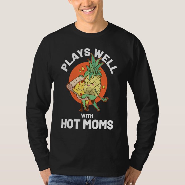 Jag Ananas Hetaste Mammor T Shirt (Framsida)