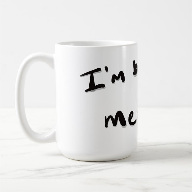 Jag andas en köttfärs en kaffemugg (Vänster)