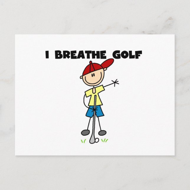 Jag Andas Golf Vykort (Framsida)