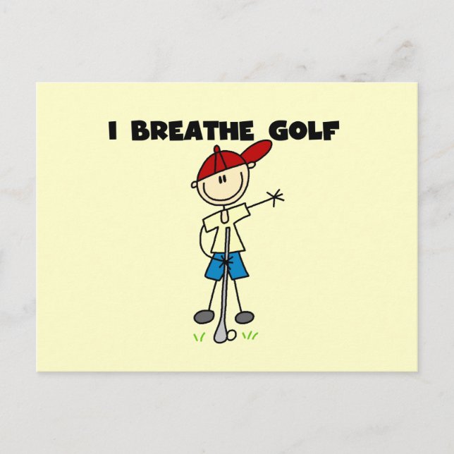 Jag Andas Golf Vykort (Framsida)