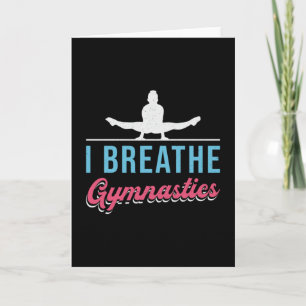 Jag andas Gymnastics Acrobat Pub Beam Gymnast Kort