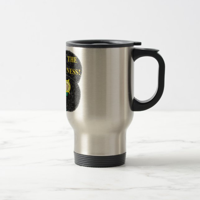 Jag anfaller mörkret! resemugg (Höger)