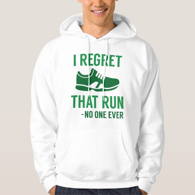 Jag ångrar det där loppet hoodie (Framsida)