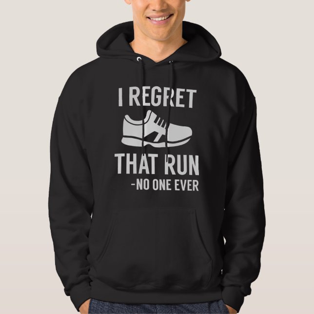 Jag ångrar det där loppet hoodie (Framsida)