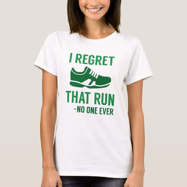 Jag ångrar det där loppet t shirt (Framsida)