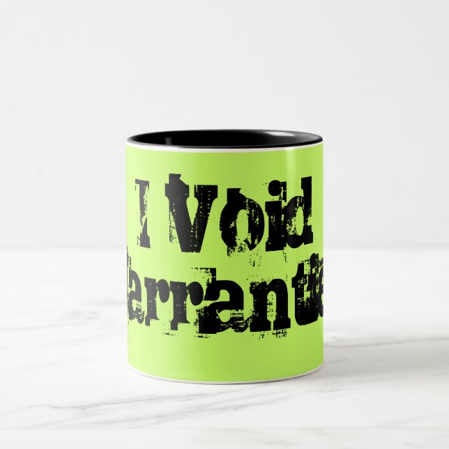 Jag annullerar garantier Två-Tonad mugg (Center)