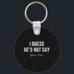 Jag antar att han inte är Gay Groom Crew Bachelor  Nyckelring<br><div class="desc">Jag antar att han inte är Gay Groom Crew Bachelor Party Stag Manar</div>