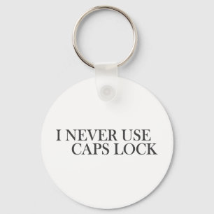 Jag använder aldrig lock låser nyckelring