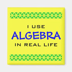 JAG ANVÄNDER ALGEBRA I VERKLIGA LIVET MAGNET