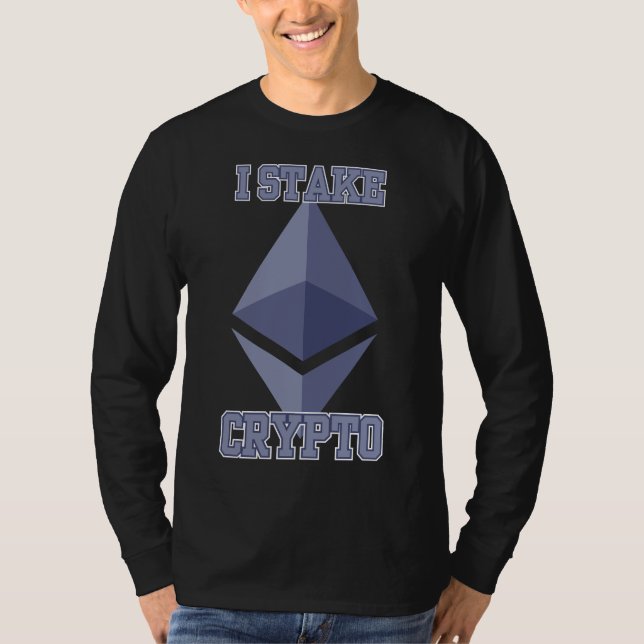 Jag använder Crypto Etherum Passive Power Ledger-k T Shirt (Framsida)