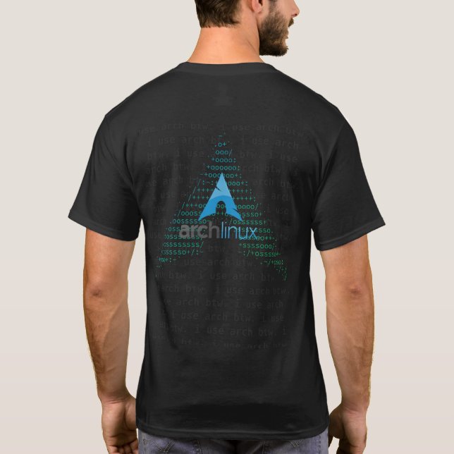 jag använder den ärke- pocketfetchlogotypen t shirt (Baksida)