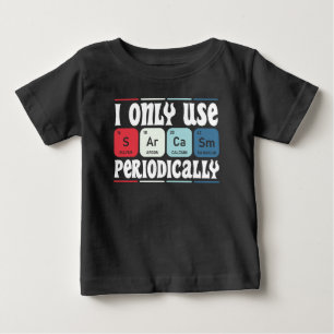 Jag Använder Endast Sarcasm Periodiskt Cool Vetens T Shirt