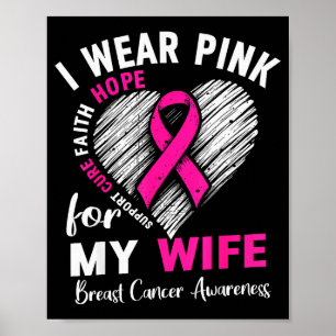 Jag använder Nk för min fru Bröstcancer medvetenhe Poster