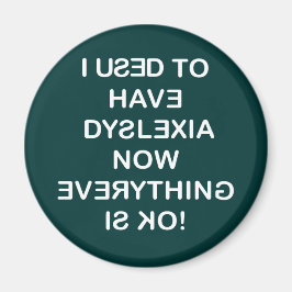 Jag Användor att ha dyslexi Magnet