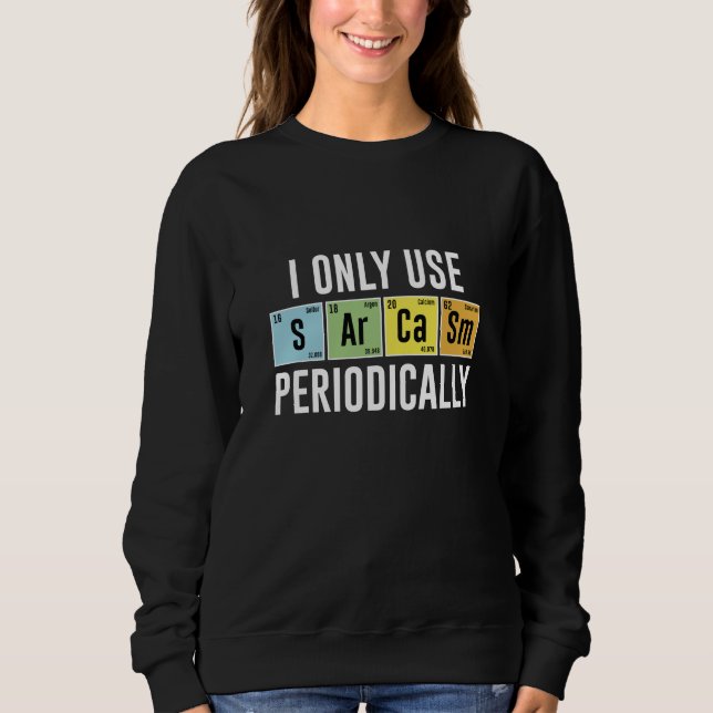 Jag Användor bara Sarcasm regelbundet T Shirt (Framsida)