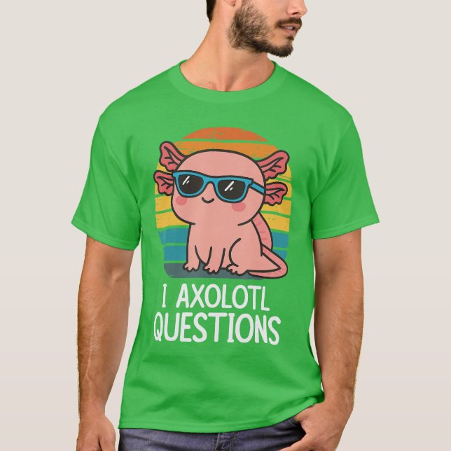 Jag Aolotl Frågor pojke T Shirt (Framsida)