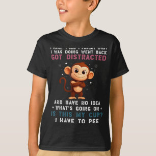 Jag Apa Kom Såg Glömde Vad T Shirt