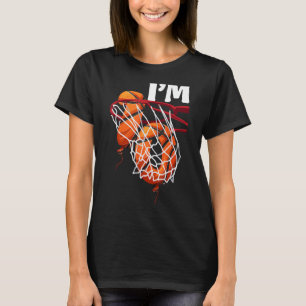 Jag är 10 år gammal basketspelare 10:e födelsedage t shirt