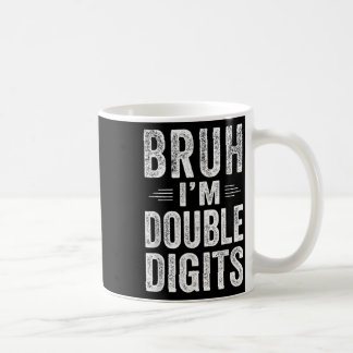 Jag är 10:e födelsedagsgåvor 10 år gammal kaffemugg