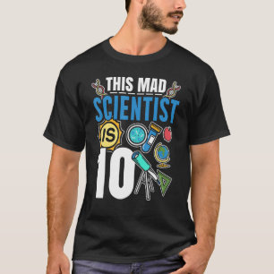 Jag är 10 framtida forskare Grattis på födelsedage T Shirt