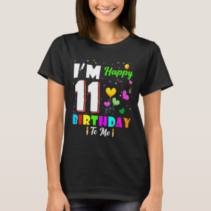 Jag är 11 år gammal Grattis på födelsedagen mot mi T Shirt