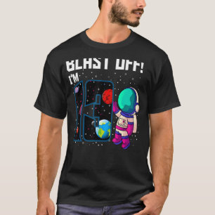 Jag är 13 på födelsedagen Astronaut 13th Space Par T Shirt