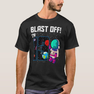 Jag är 13 på födelsedagen Astronaut 13th Space Par T Shirt