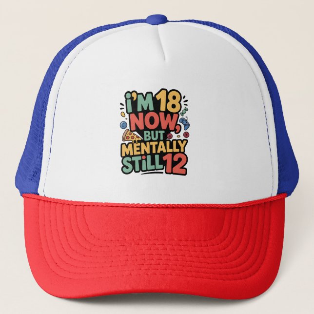 Jag är 18 nu, men mentalt fortfarande 12 keps (Framsida)