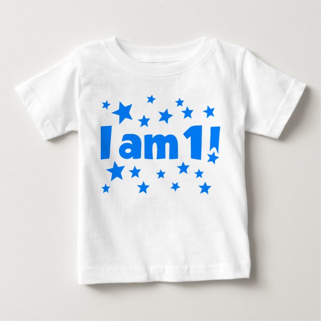 Jag är 1! tee shirt (Framsida)