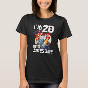 Jag är 20 och Fantastisk japansk karp Koi Fish Bir T Shirt