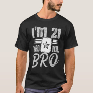 Jag är 21 Card Me Bro Black Jack Casino Spelande T Shirt