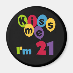 Jag är 21 på födelsedagen T-shirts och presenter. Magnet