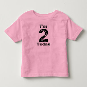 Jag är 2 idag Girls Birthday Shirt Tröja