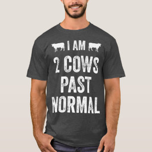 Jag är 2 kor som tidigare var vanliga lantbruksdju t shirt